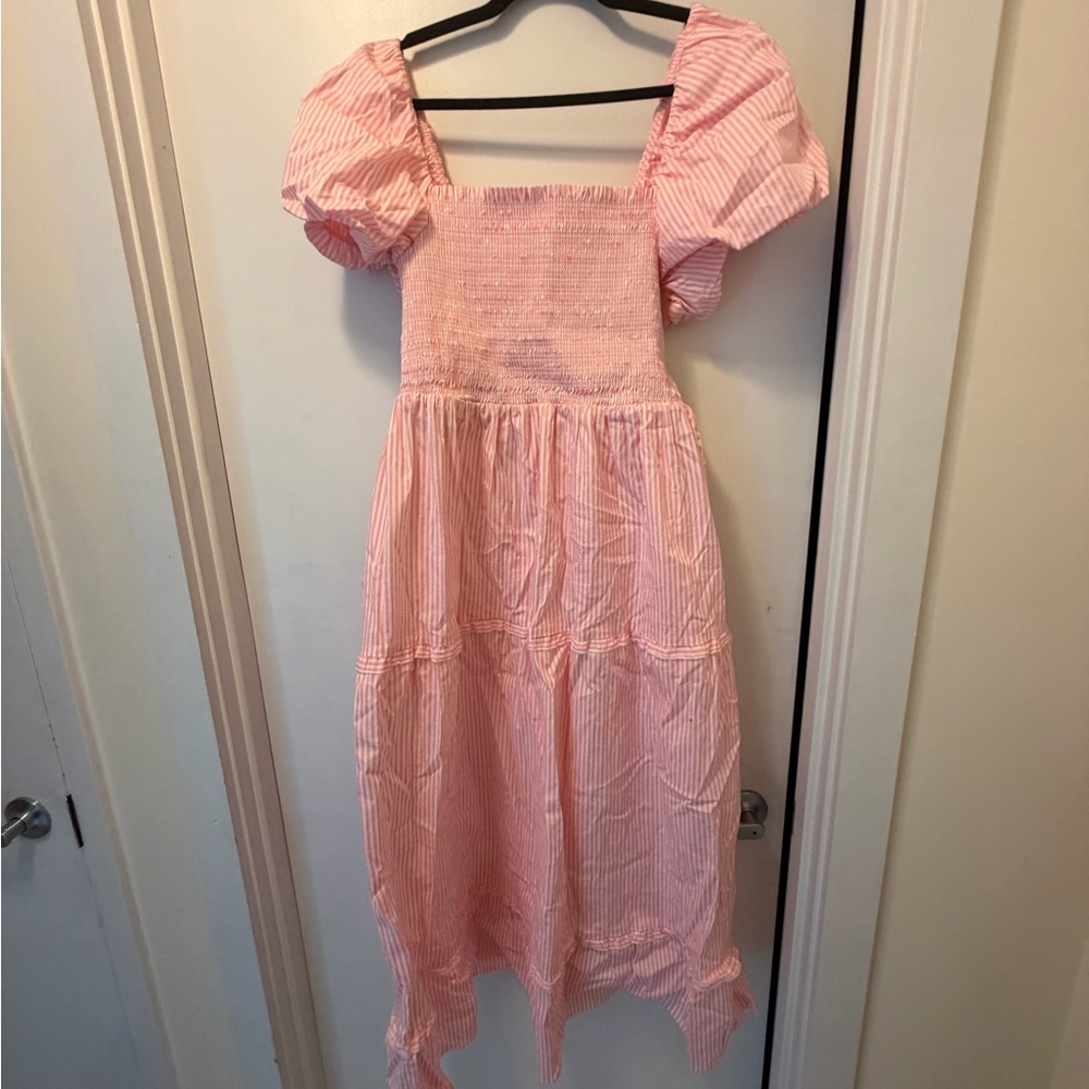 Show Me Your MuMu Pink Striped Dress